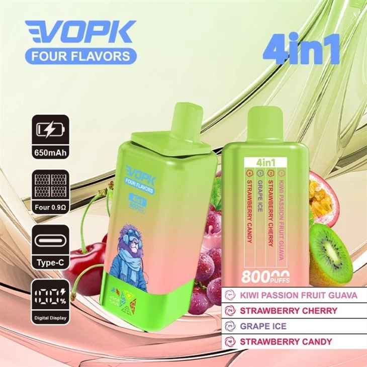Kiwi passion Fruit guava  Strawberry cherry  Grape ice  Strawberry Candy
