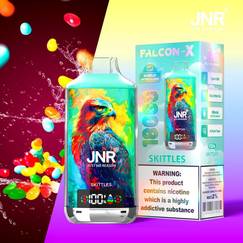 JNR Vape Falcon 18000 Puffs jnr vaper18k 16k puff