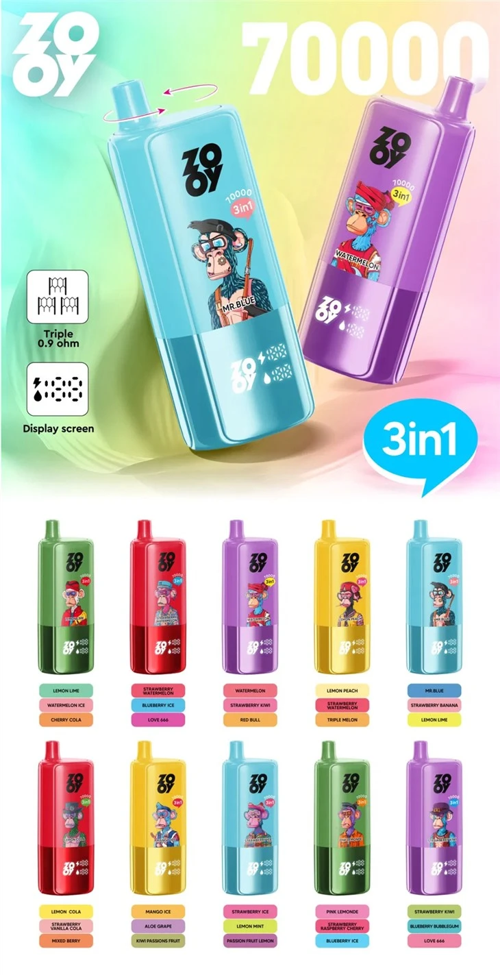 Zooy Triple Vape 70000 Puffs high quality