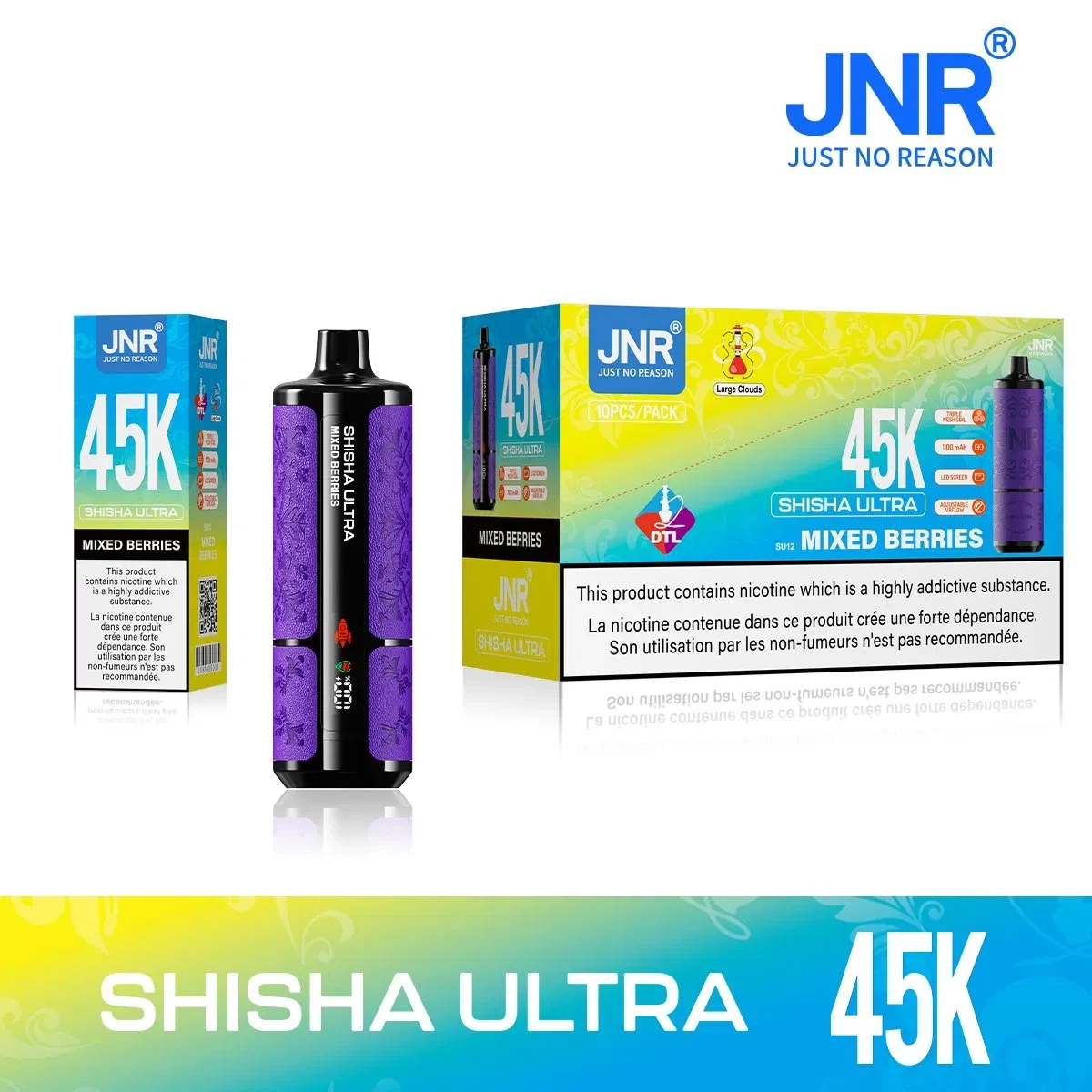 JNR SHISHA ULTRA 45000 PUFF